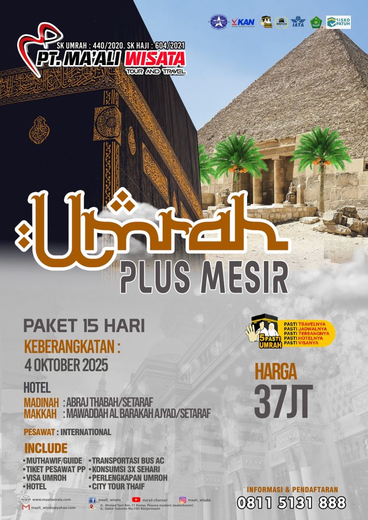 flyer umrah plus mesir 4 oktober