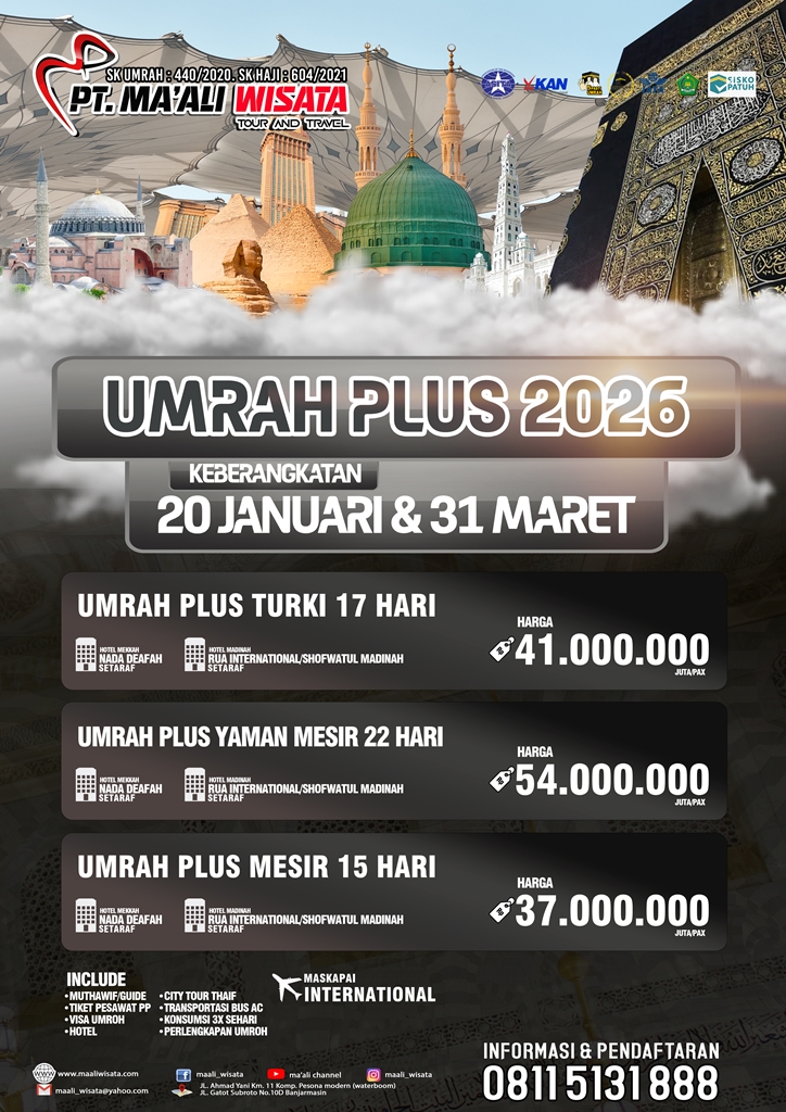 flyer plus 20 januari dan 30 maret 2026